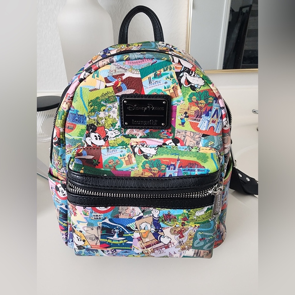 Disney Parks RARE Retro Loungefly Backpack
